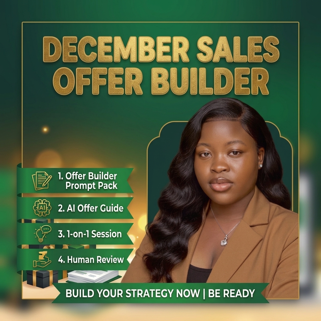 DECEMBER SALES OFFER BUILDER