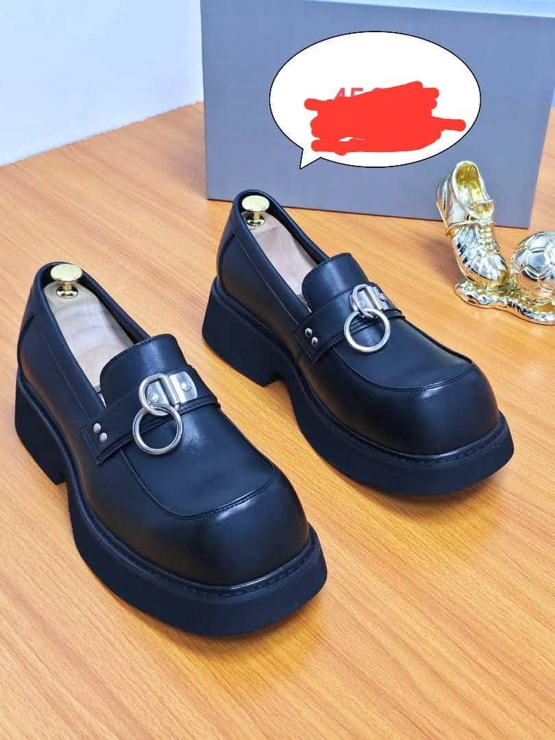 Black Platform Loafers (40-46)