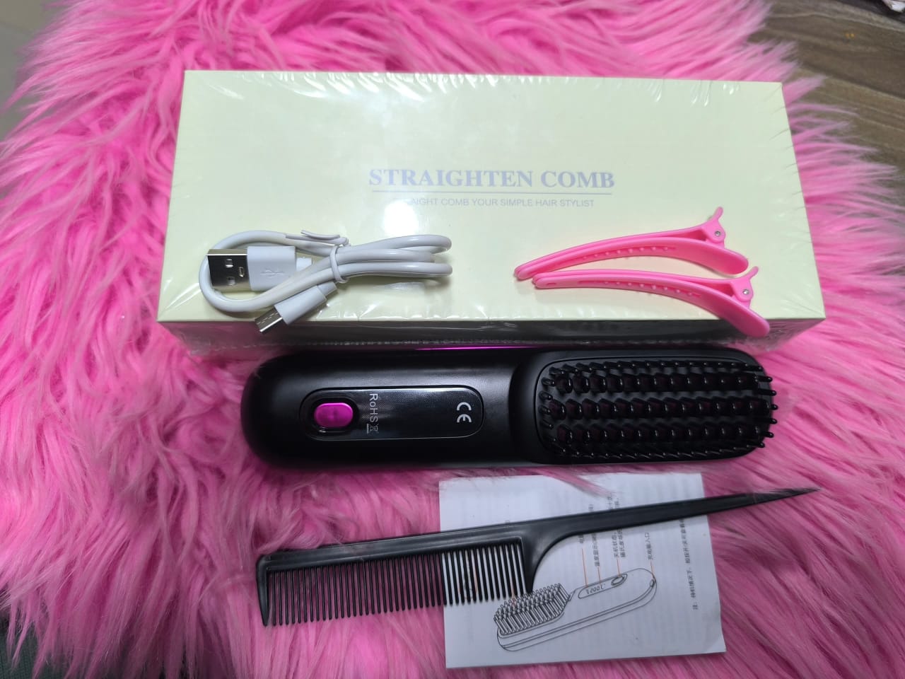 Rechargeable hot comb