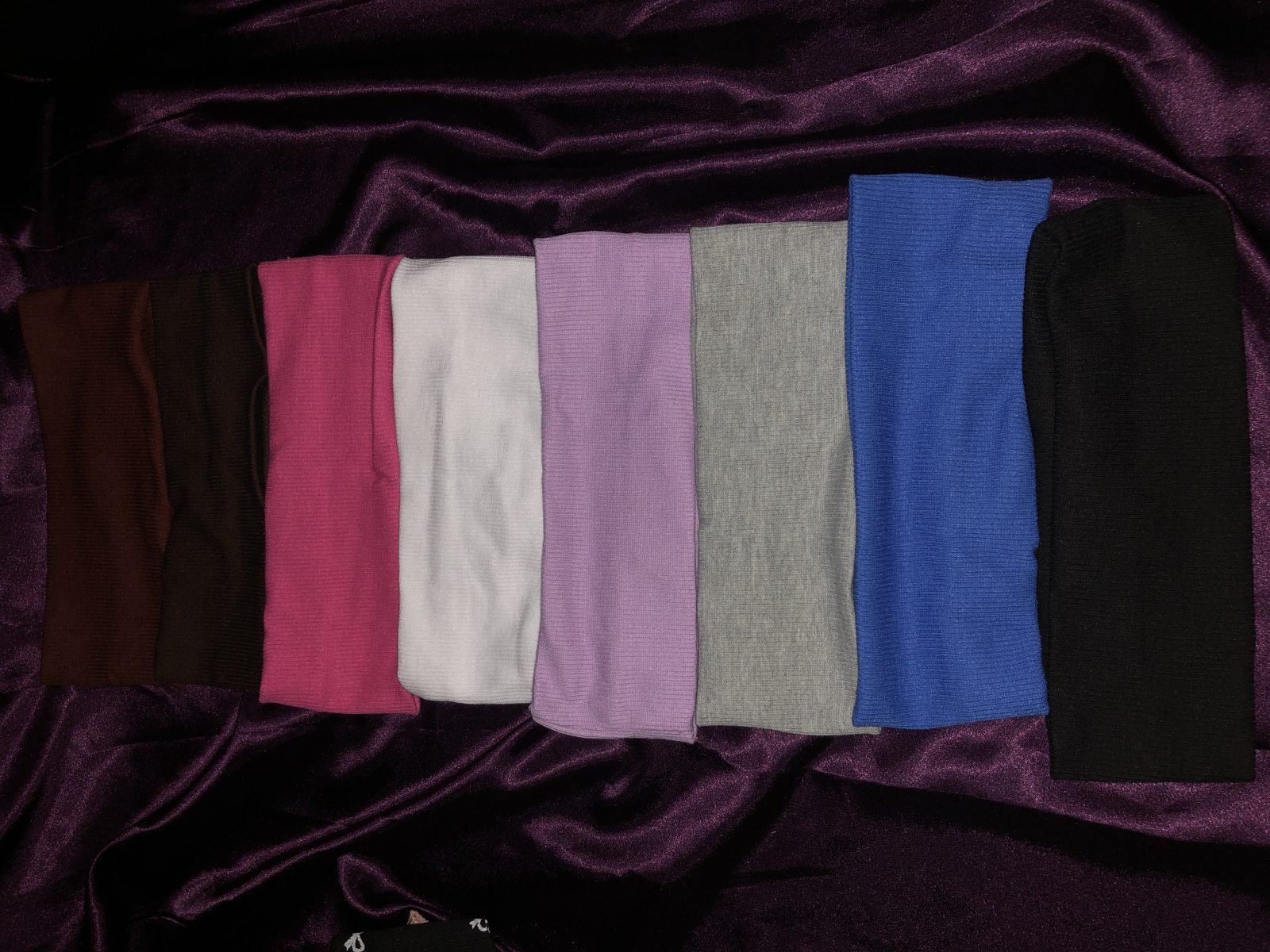 Plain colored Head Bands