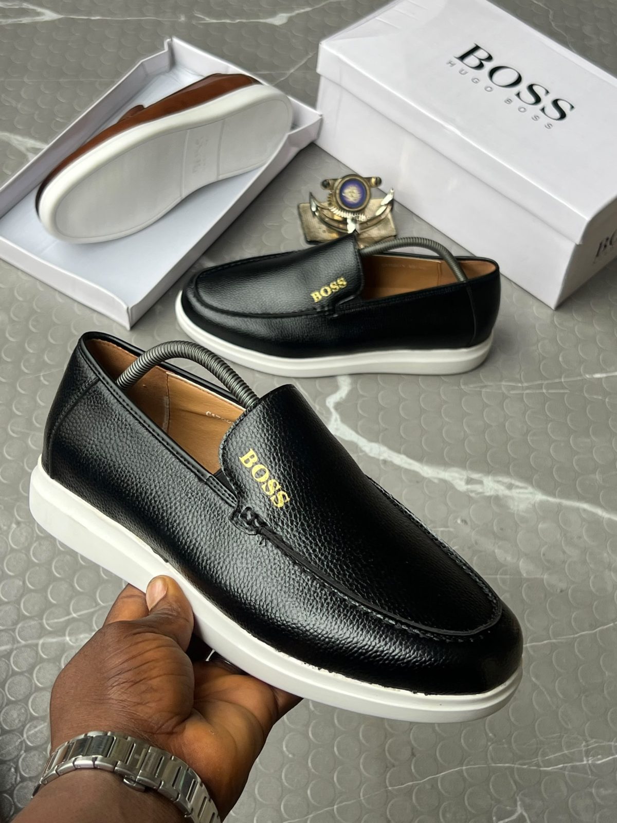 White sole cooperate shoe