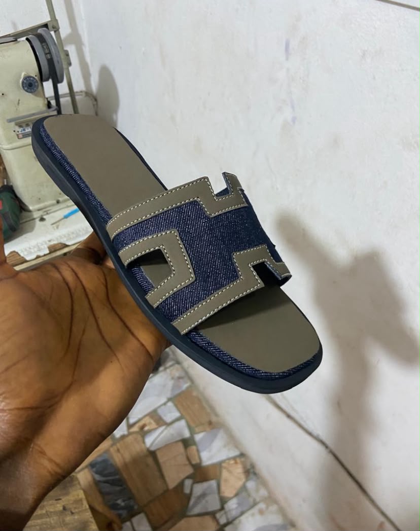 H band leather slide