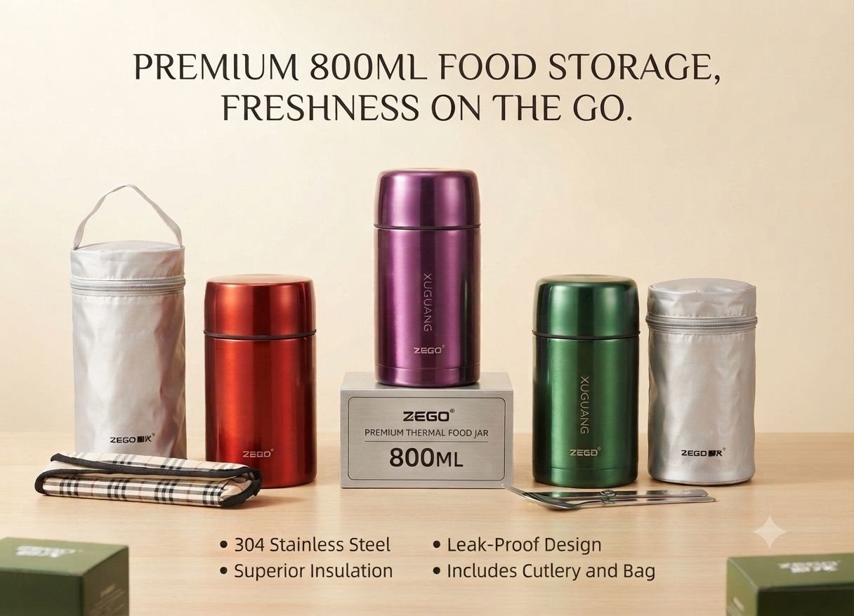 800ml Zego Food Flask