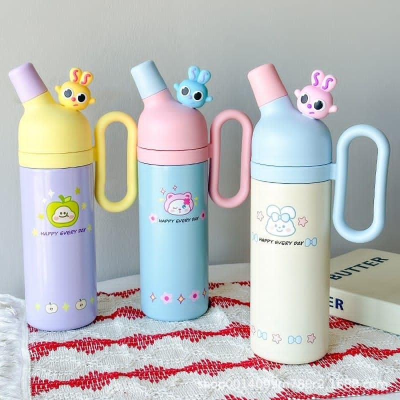 Kid's Dual-use Vacuum Sipper Bottle