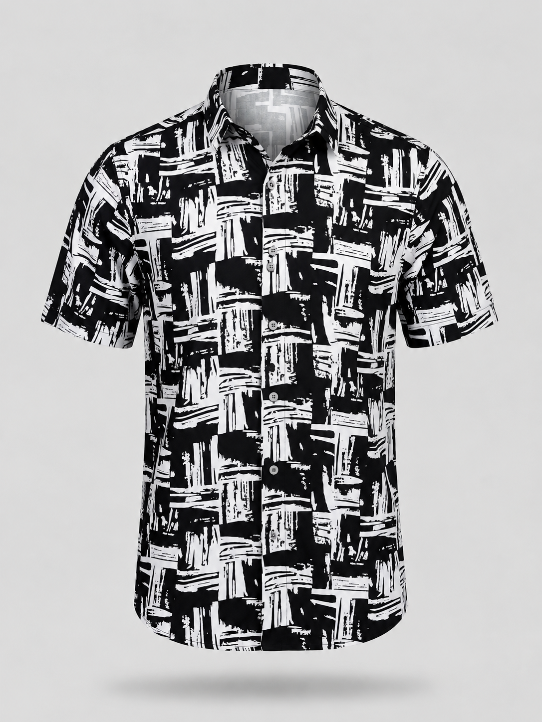 Black & White Abstract Vintage Shirt