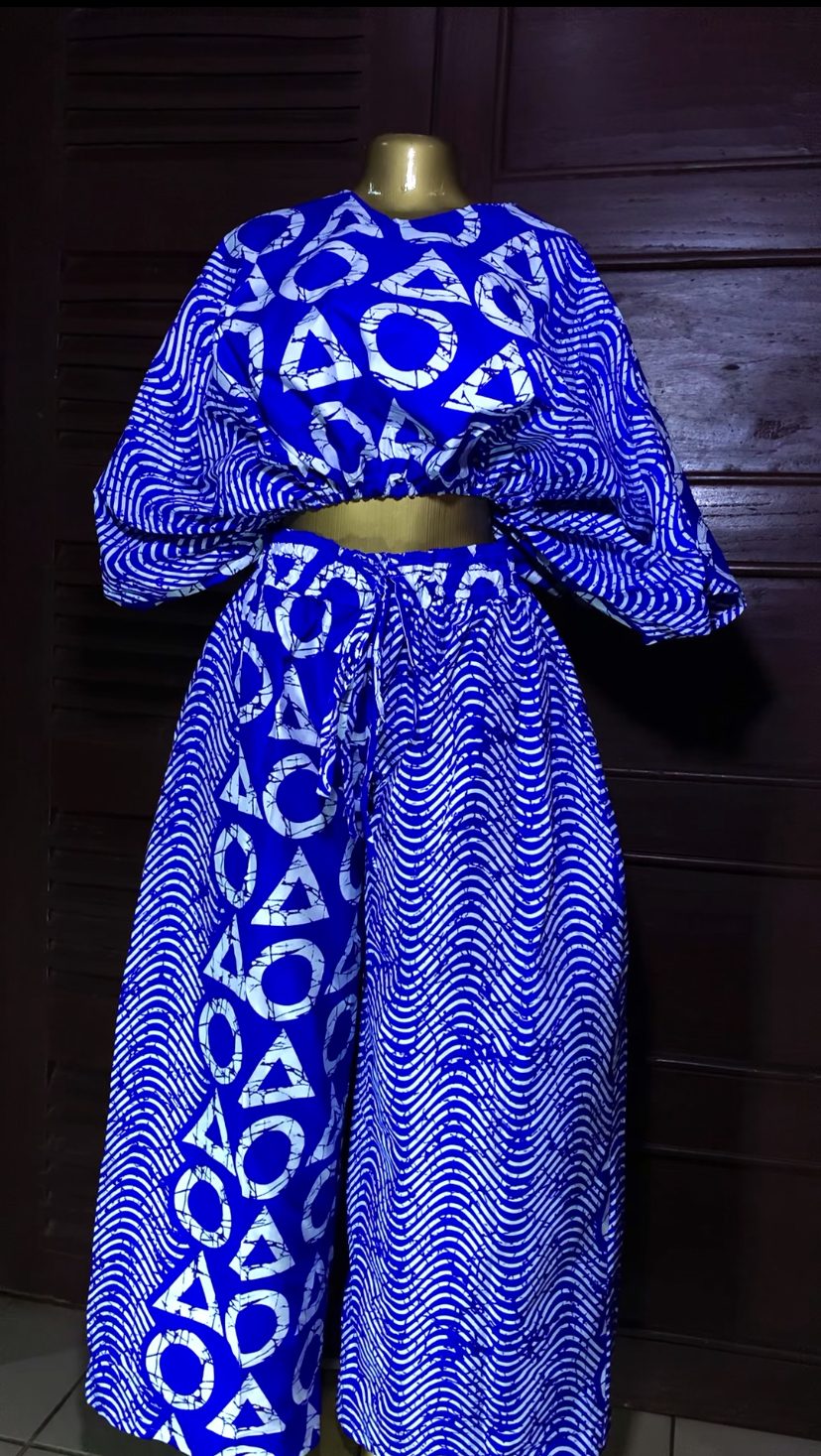 Long two piece (blue)