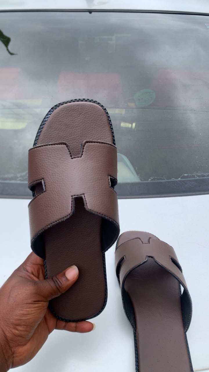H-Band Leather Slide