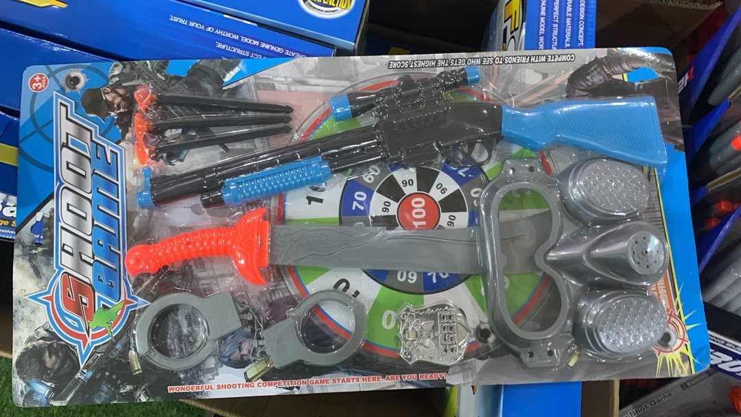Shoot Game Target & Police Toy Set