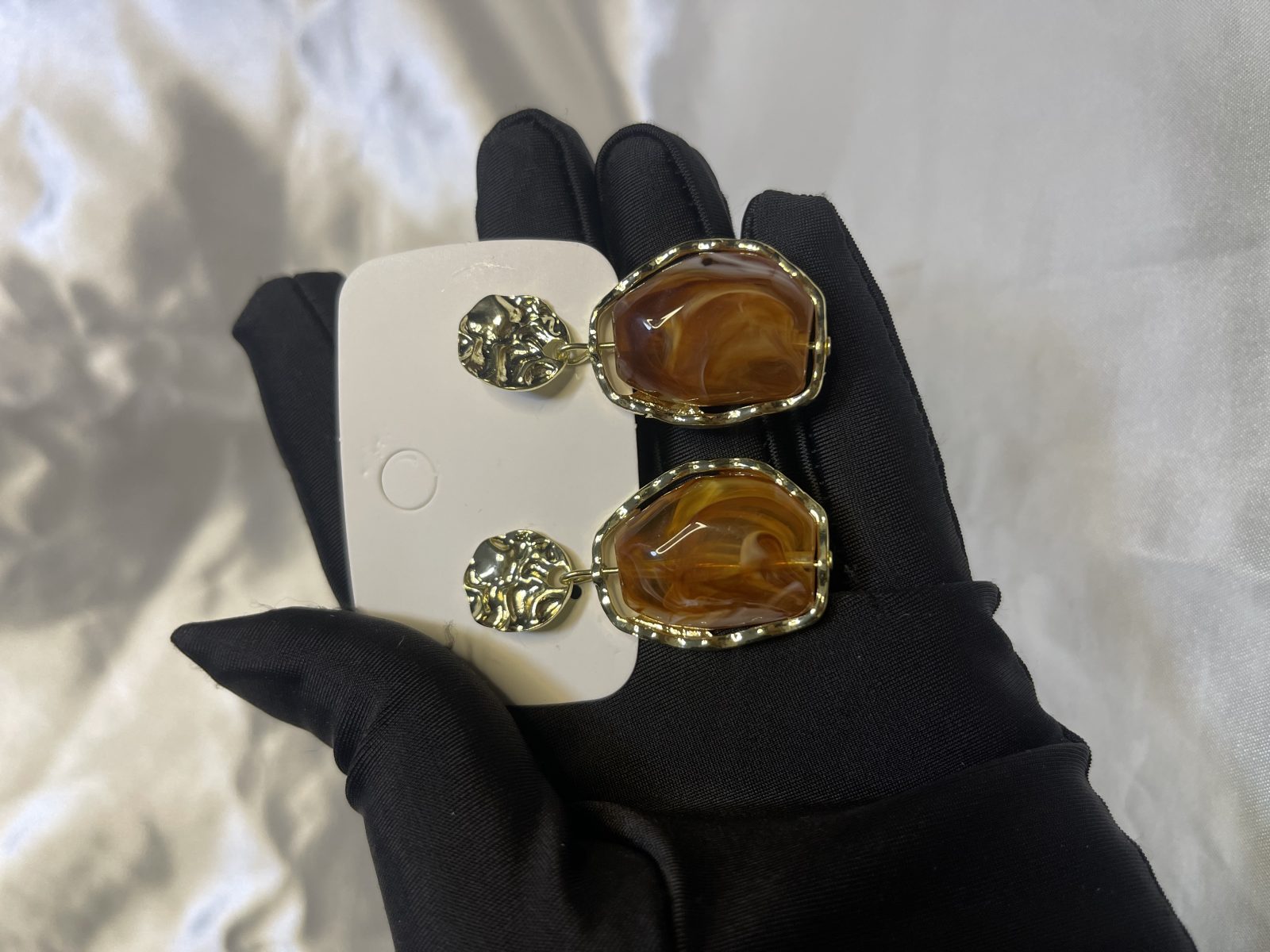 Resin Marble Earrings