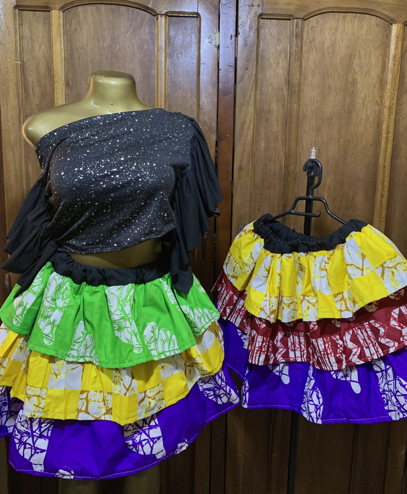 BBL SKIRT (yellow, red, purple)