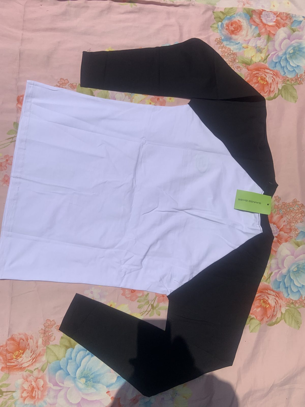 Long sleeves Tee (white and black)