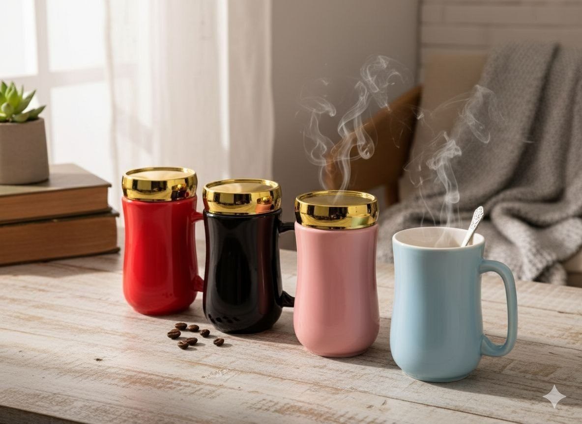 Beautiful Mirror Glass Cup