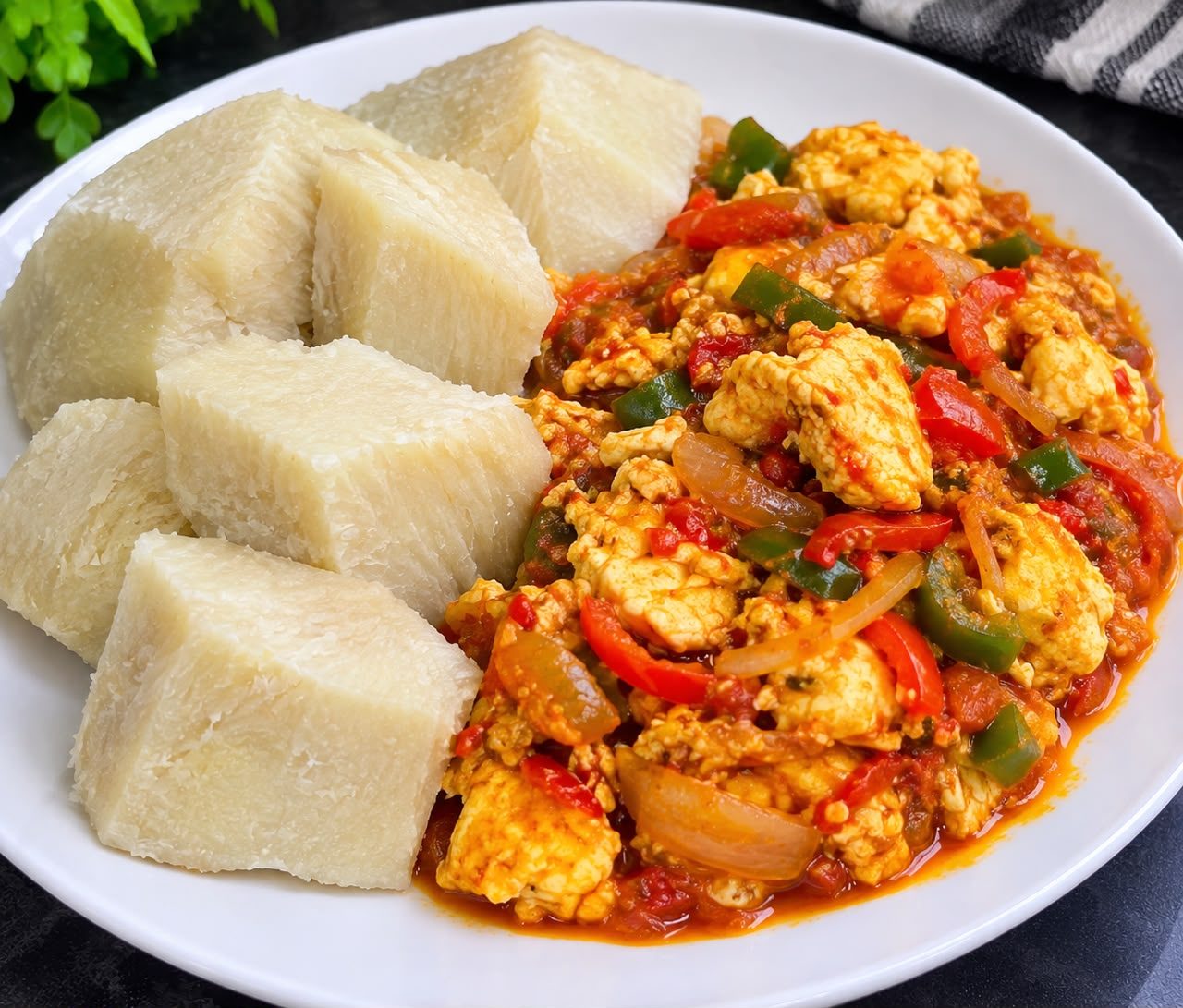 Hot Yam and Egg