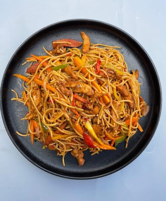 Stir fry spaghetti