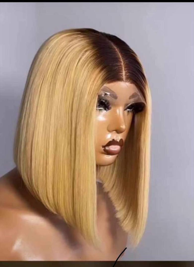 Double drawn Bob wig