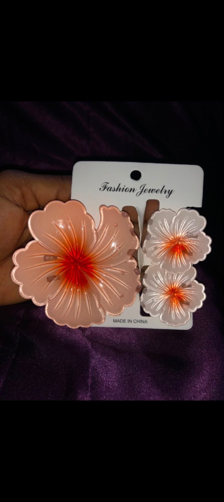 Hibiscus Hair 3 in 1 Claw Set ✨