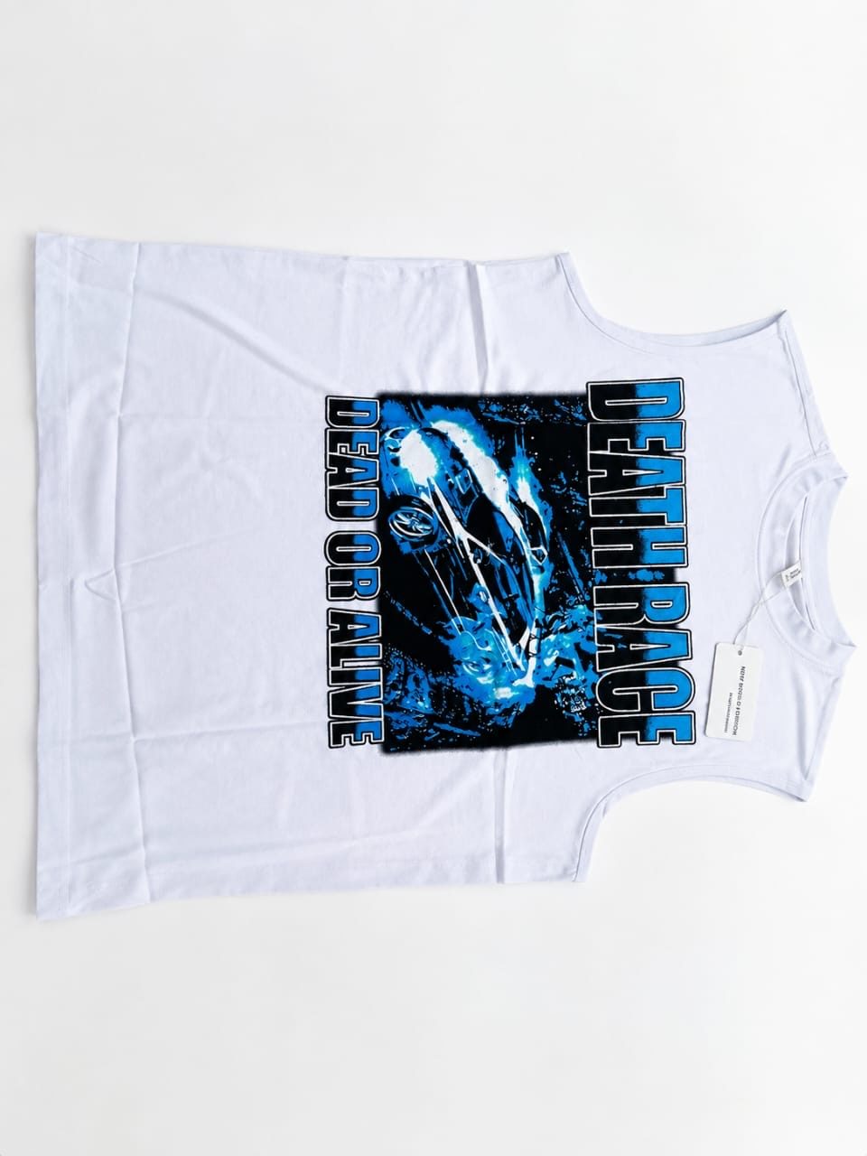Armless white Tee