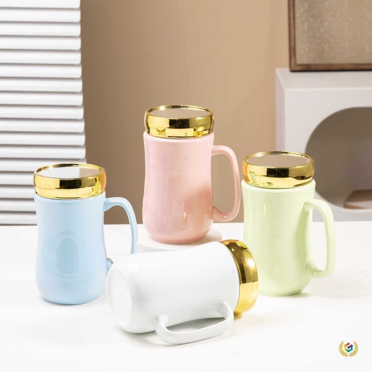 Beautiful Mirror Glass Cup
