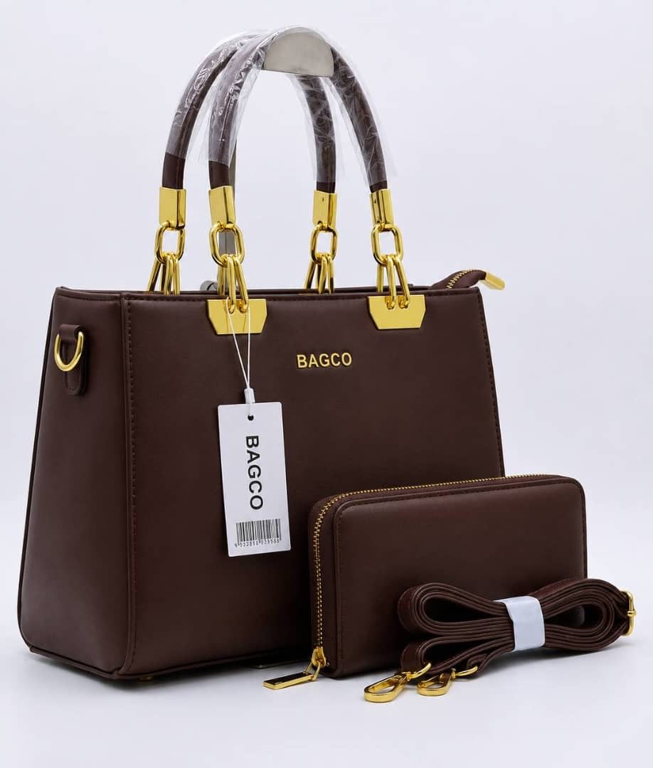 BAGCO leather bag — Coffee brown