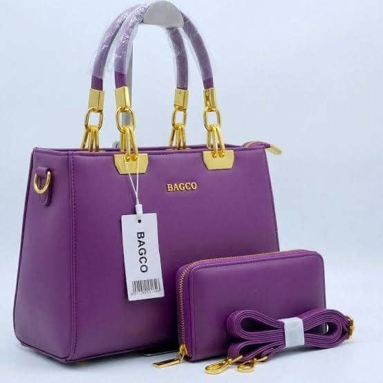 BAGCO leather bag — Purple